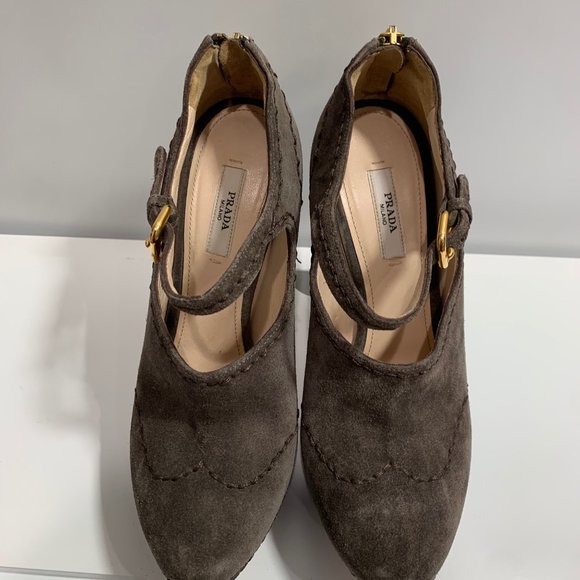 Prada Taupe Booties/ Boots - Picture 2 of 9